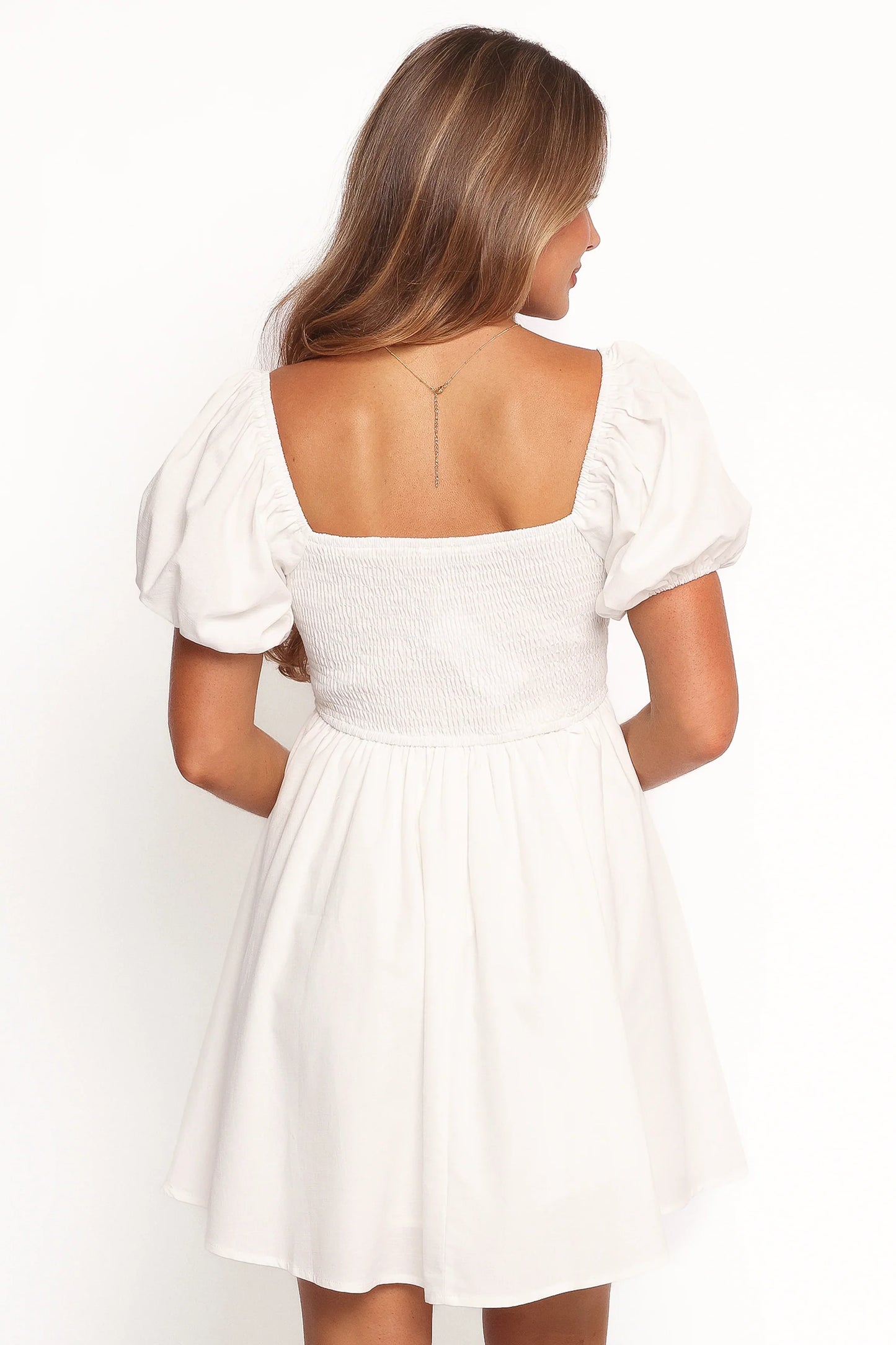 Eliska Mini Dress White