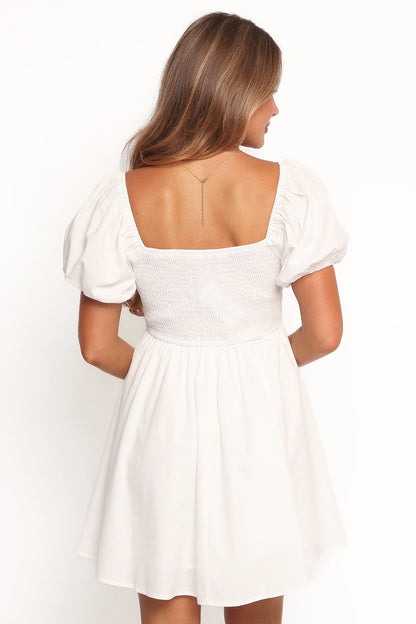 Eliska Mini Dress White