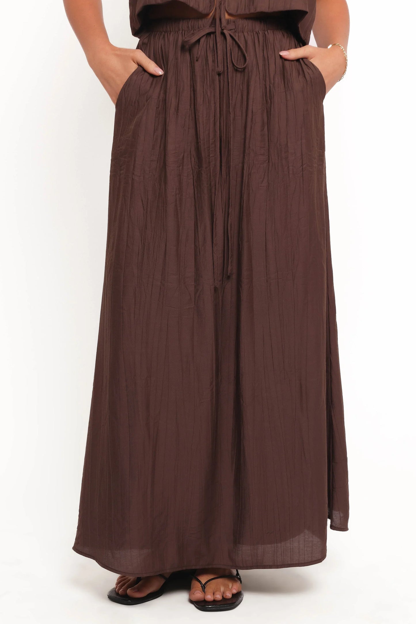 Captie Skirt Set Chocolate Brown