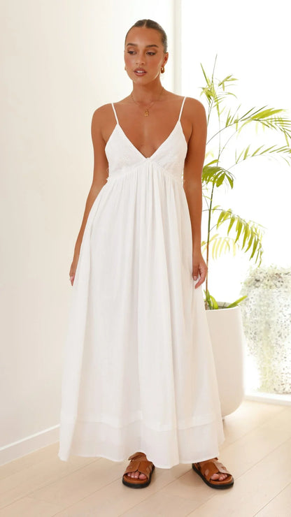 Elouise Maxi Dress White