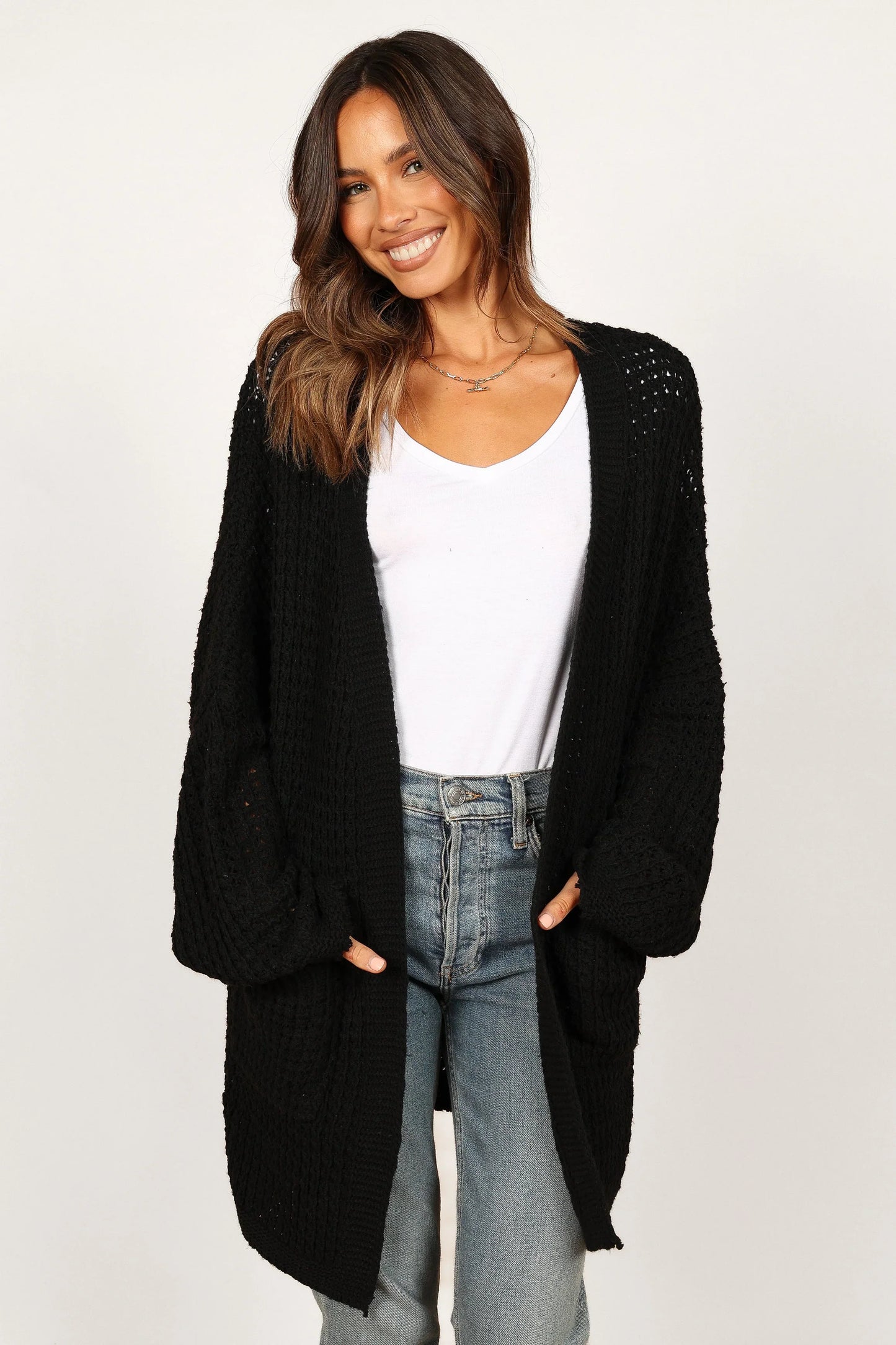 Leyonie Cardigan Black