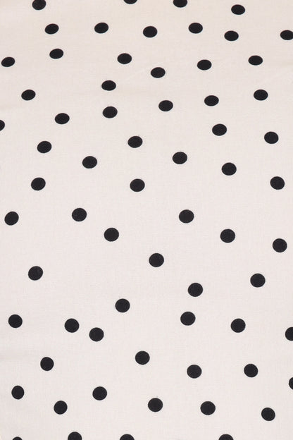 Kansas Mini Dress White Polka Dot