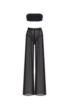 Chic sheer co ord set in black Xo Xo