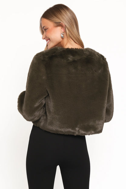 Minnie Jacket Forest Green