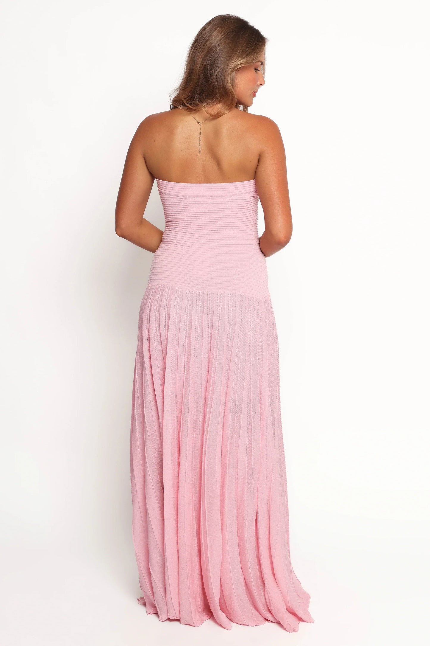 Cadenza Strapless Maxi Dress Pink