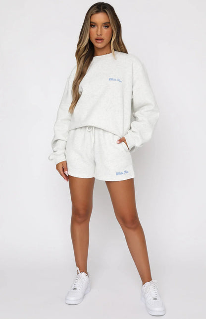 Steal Your Heart Oversized Sweater Grey Marle