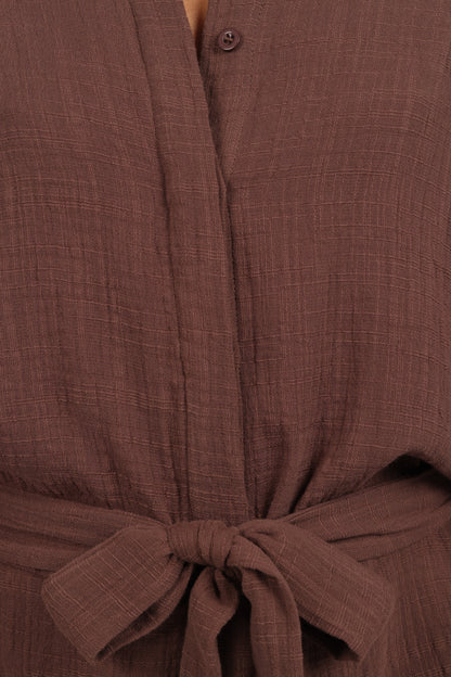 Jemmy Romper Chocolate Brown