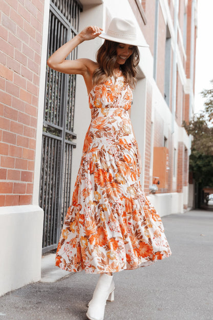 Marietta Dress Orange