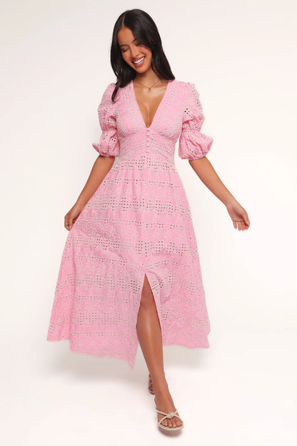 Tani Midi Dress Pink