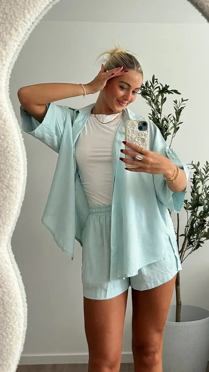 Luna Shorts Blue