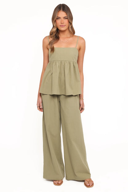Jessica Pant Set Olive
