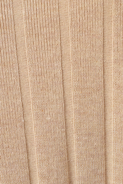 Silvie Short Sleeve Knitted Set Beige