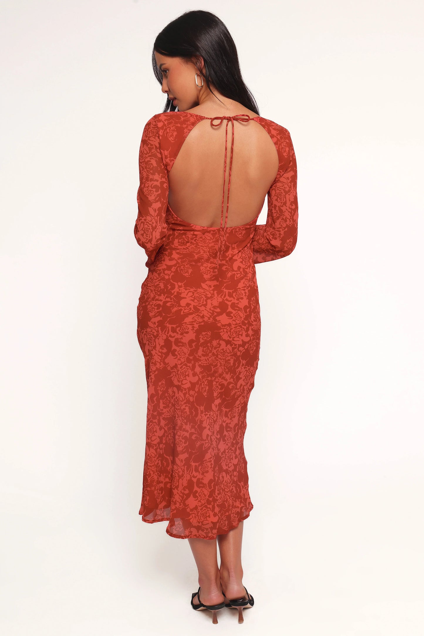 Talitha Maxi Dress Red Roses