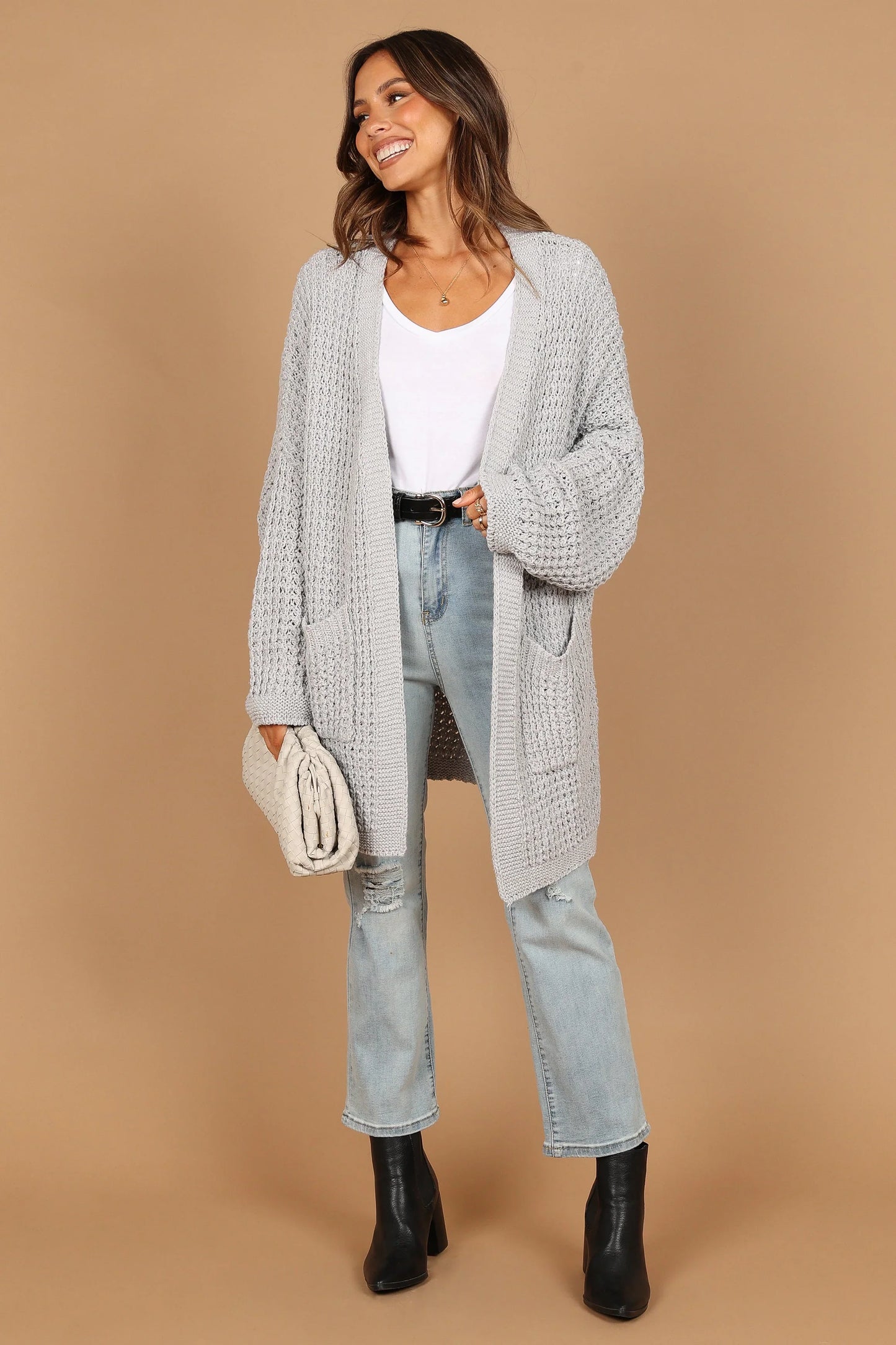 Leyonie Cardigan Grey