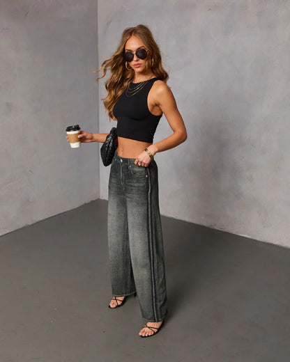 Presilla Contrast Stripe Sweatpant Jeans