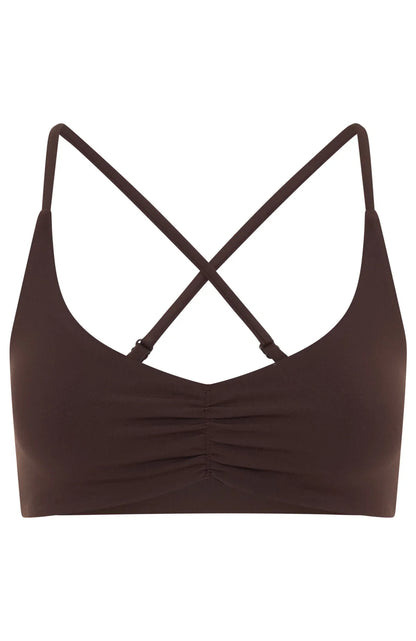 Fusion Sports Bra Dark Chocolate
