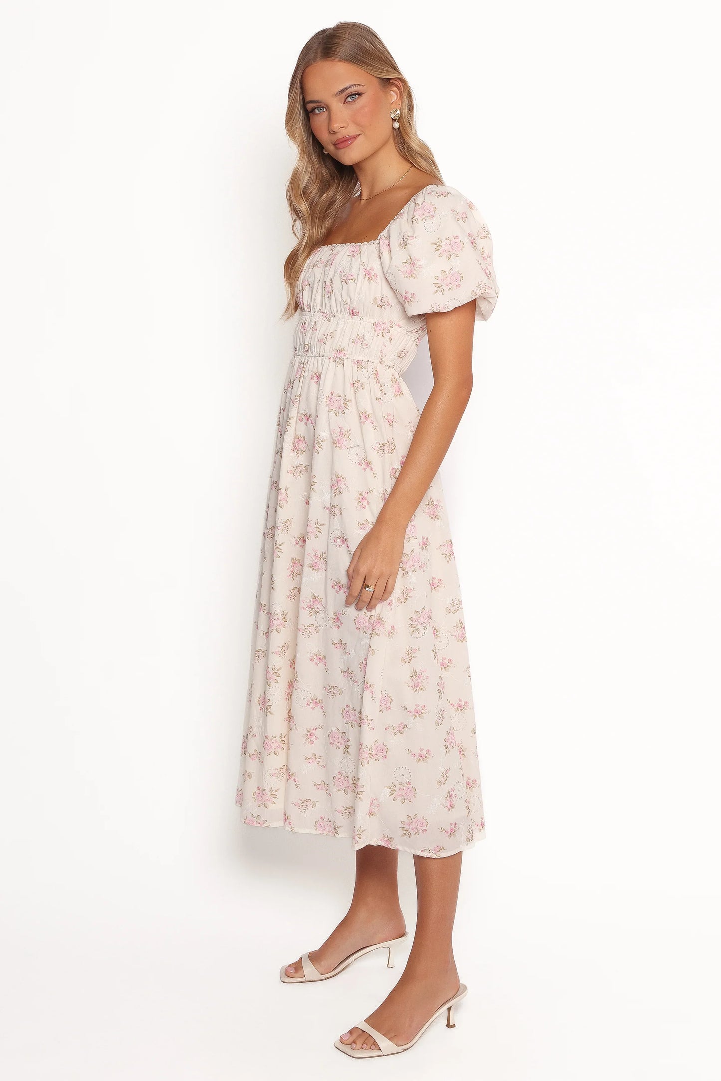 Eowyn Maxi Dress Ivory Pink