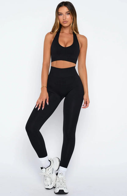 Pace Seamless Sports Bra Black