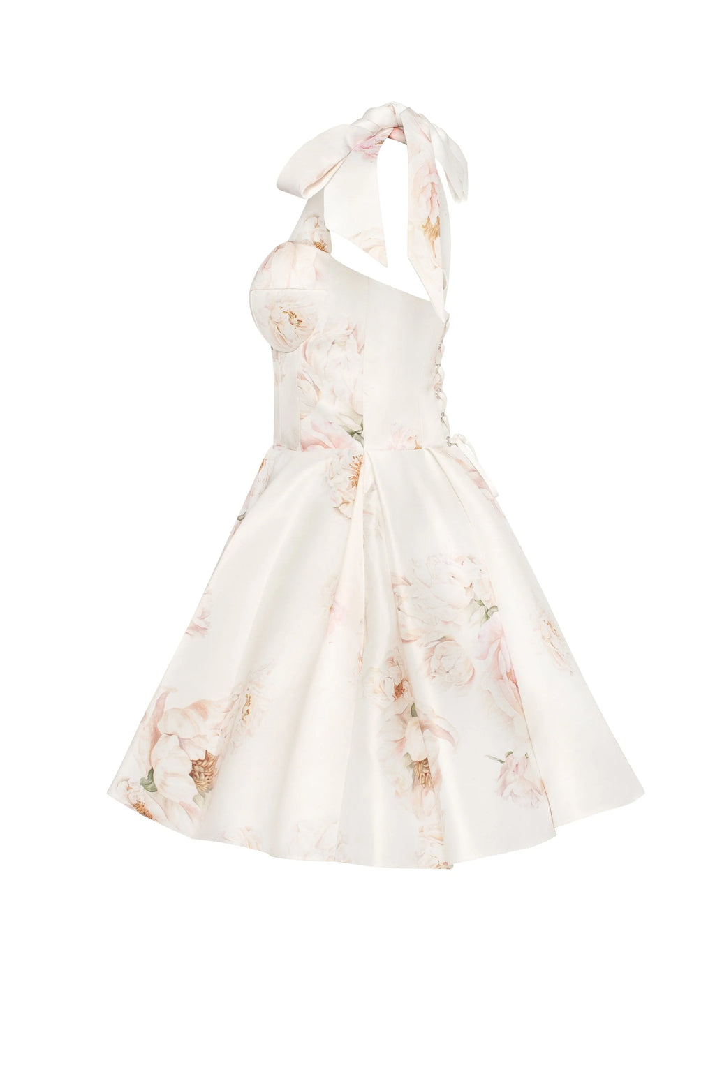 Splendor pink peony mini dress on straps Garden of Eden