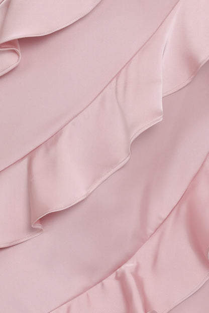 Valery Halterneck Mini Dress Pink