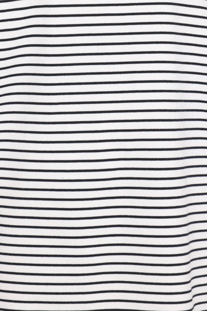 Hellen Stripe Short Set White Black Stripe