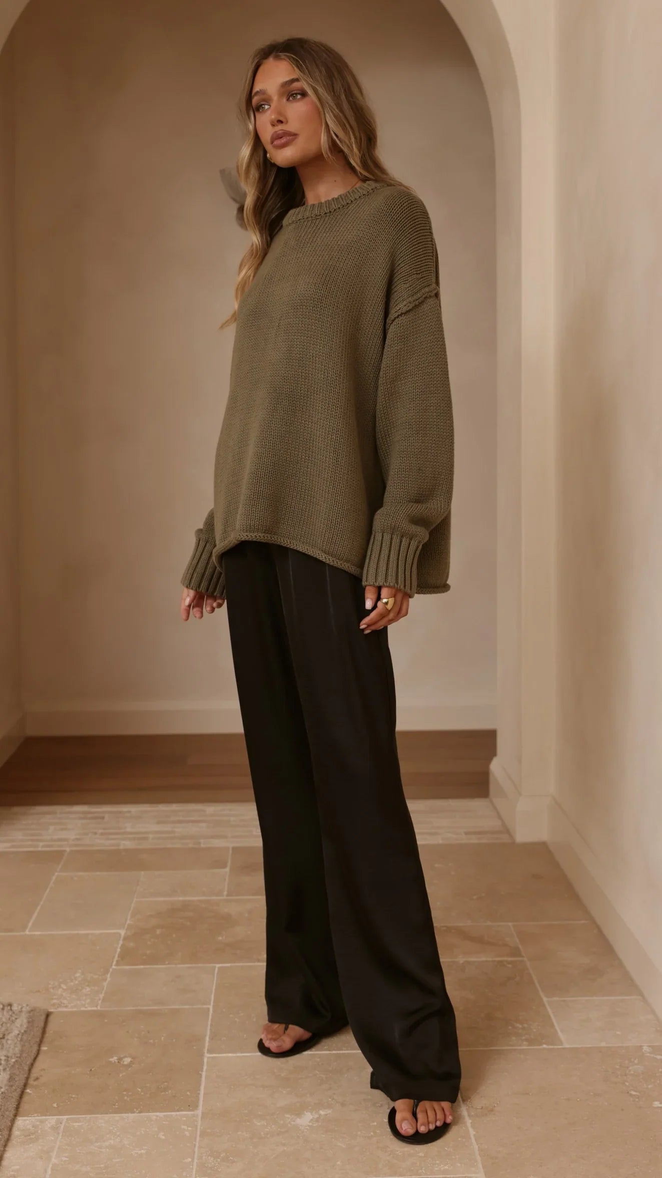 Jase Knit Khaki