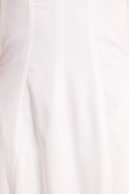 Jensen Off Shoulder Midi Dress Ivory