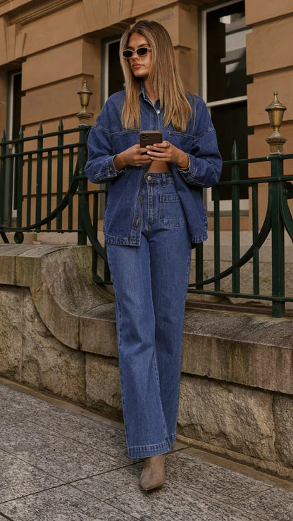 Rollas Sailor Jean Ashley Blue