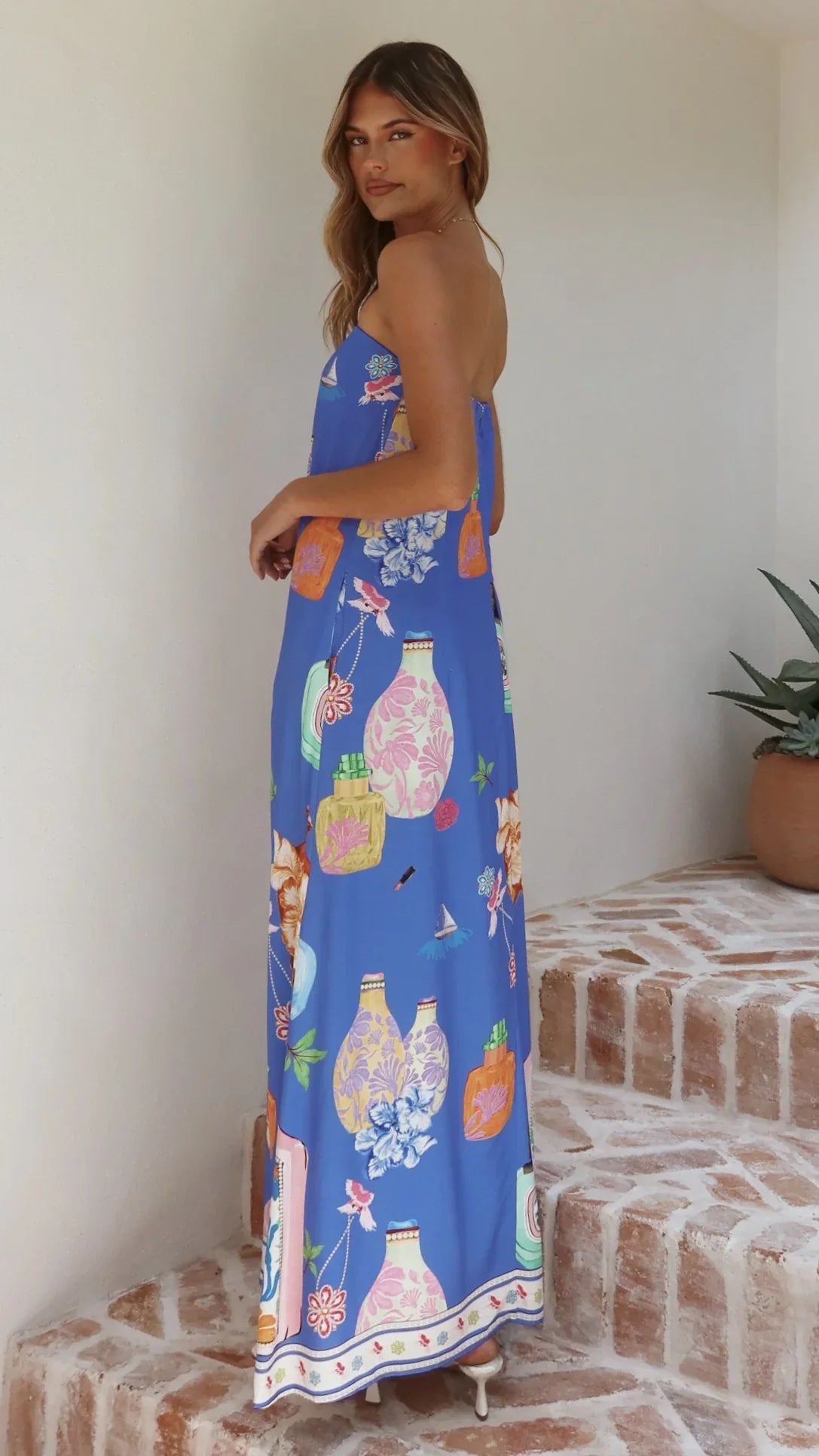 Elida Strapless Maxi Dress Perfume Dreams