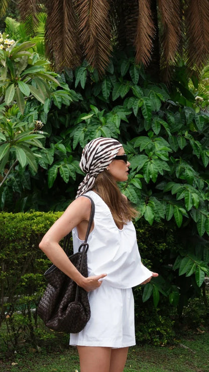 Vika Shorts White