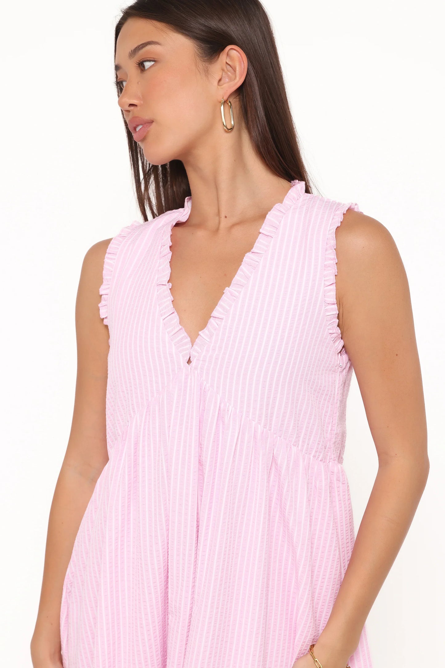 Kalan Maxi Dress Pink Stripe