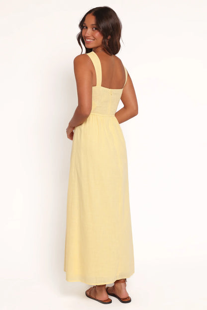 Caty Maxi Dress Yellow