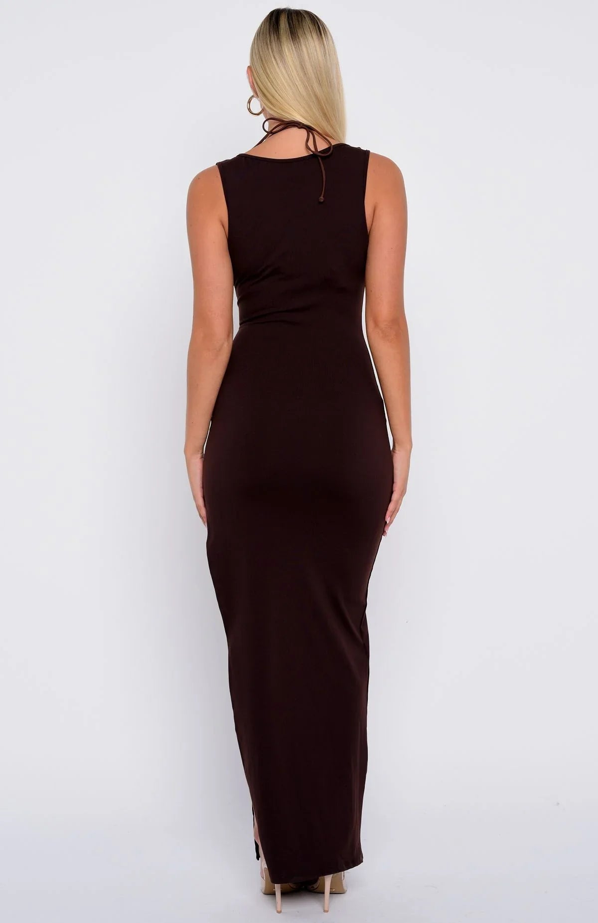 Dont Want To Be Apart Maxi Dress Dark Chocolate
