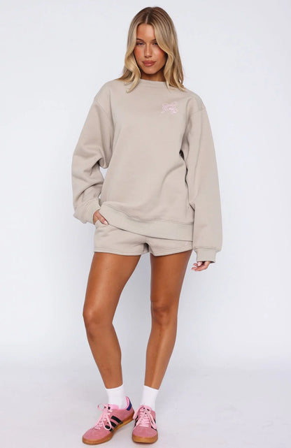 Love You Forever Lounge Shorts Moon
