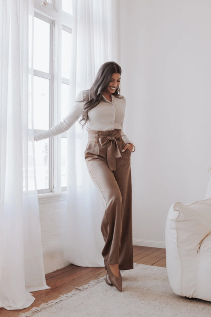 Kieran Pants Ash Brown