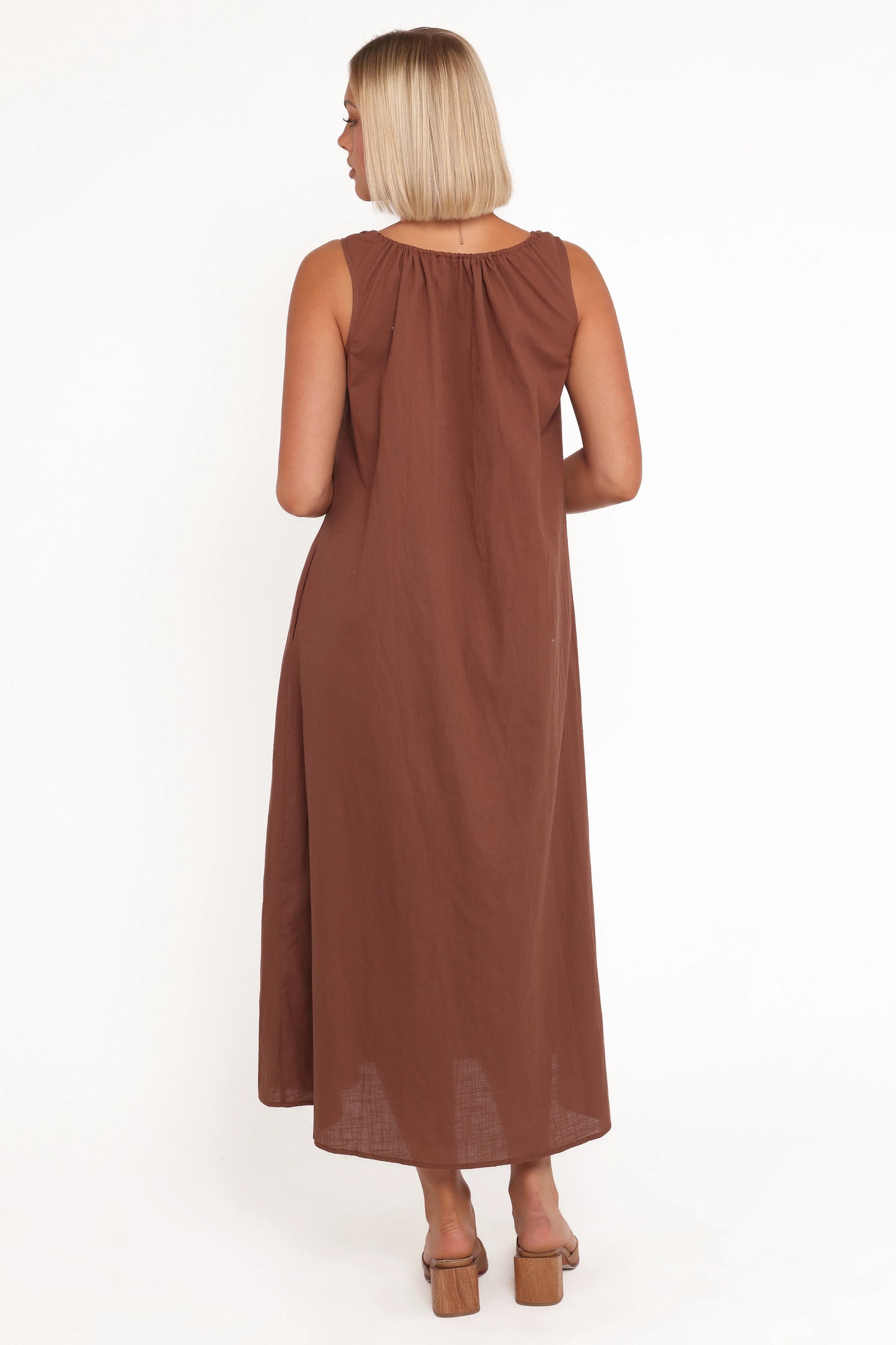 Bowman Maxi Dress Chocolate Brown