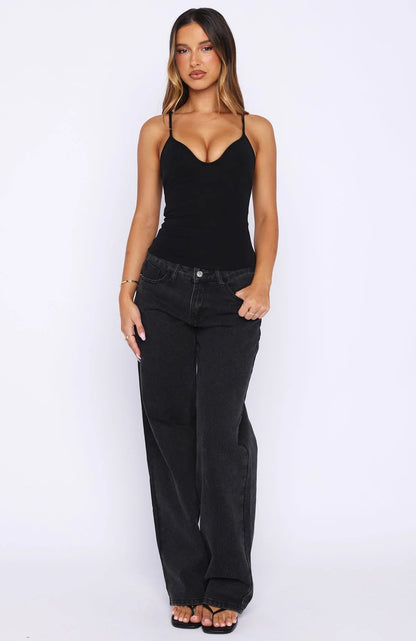 Eiffel Lights Top Black