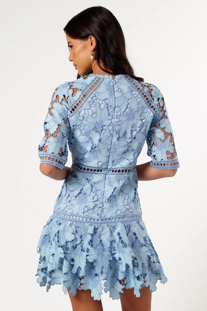 Destan Mini Dress Blue Multi