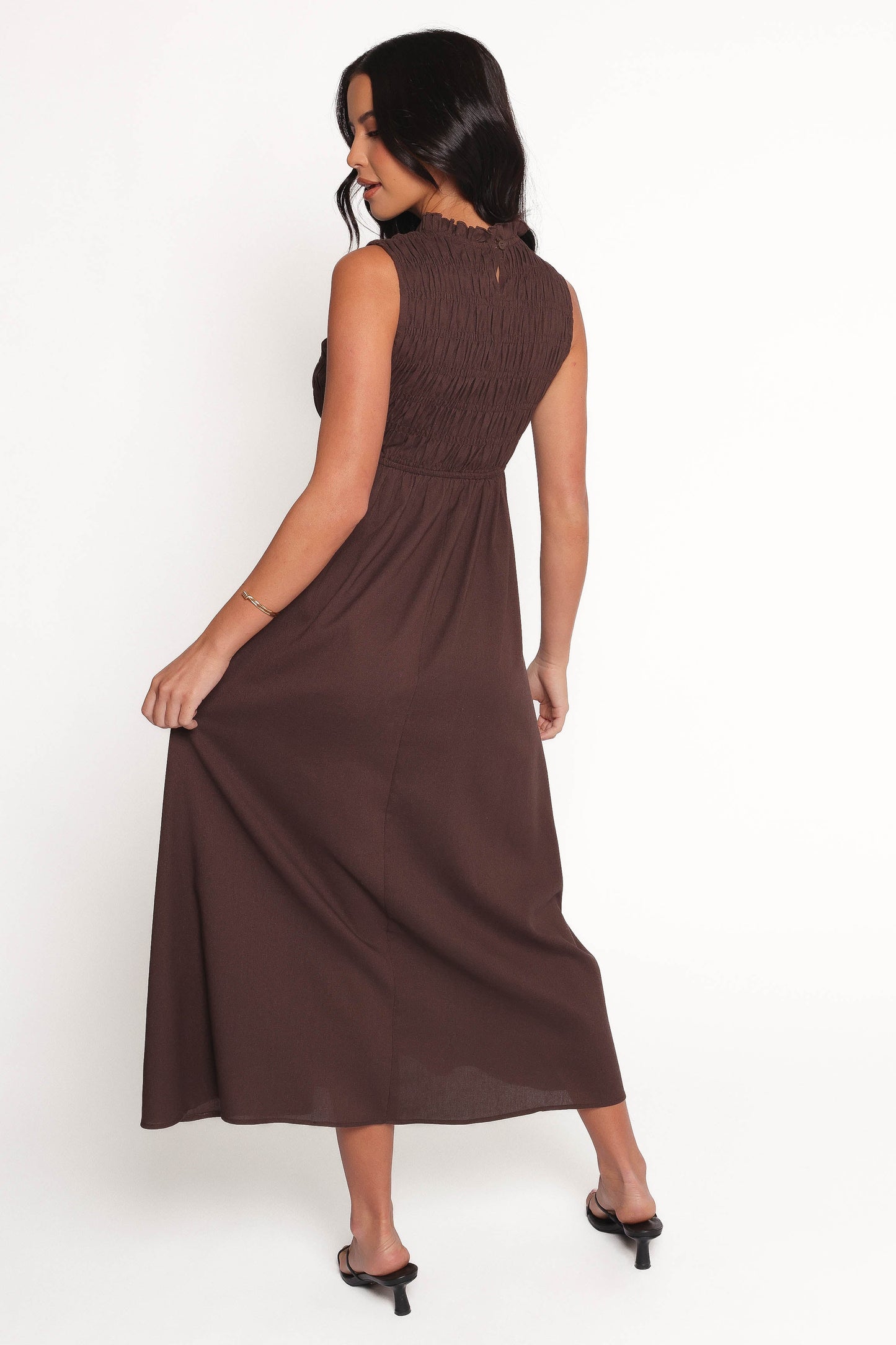 Lanna Maxi Dress Chocolate