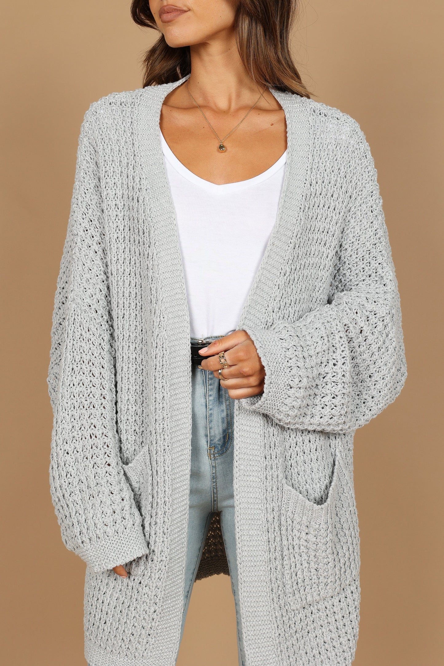 Leyonie Cardigan Grey