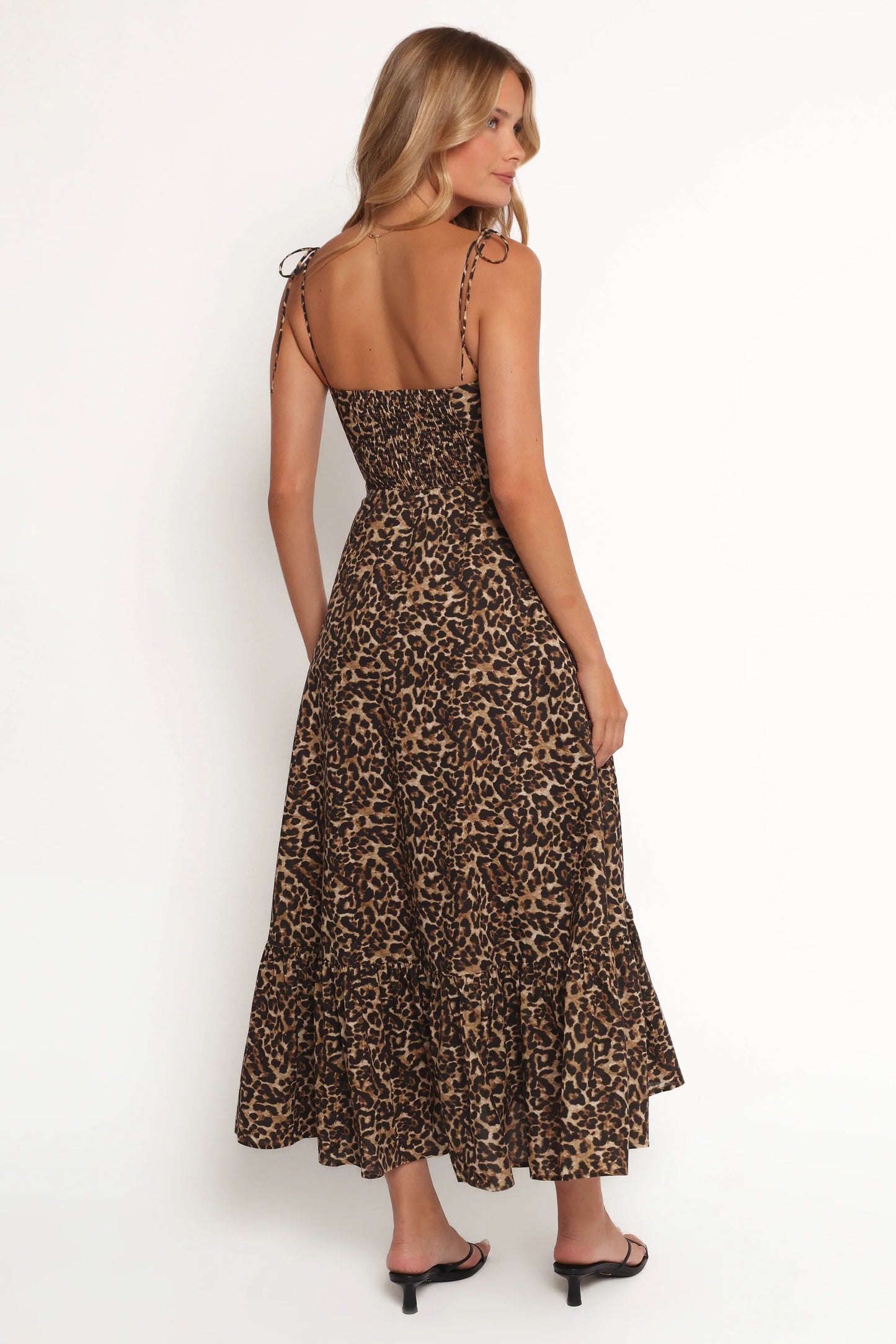 Ayana Midi Dress Leopard