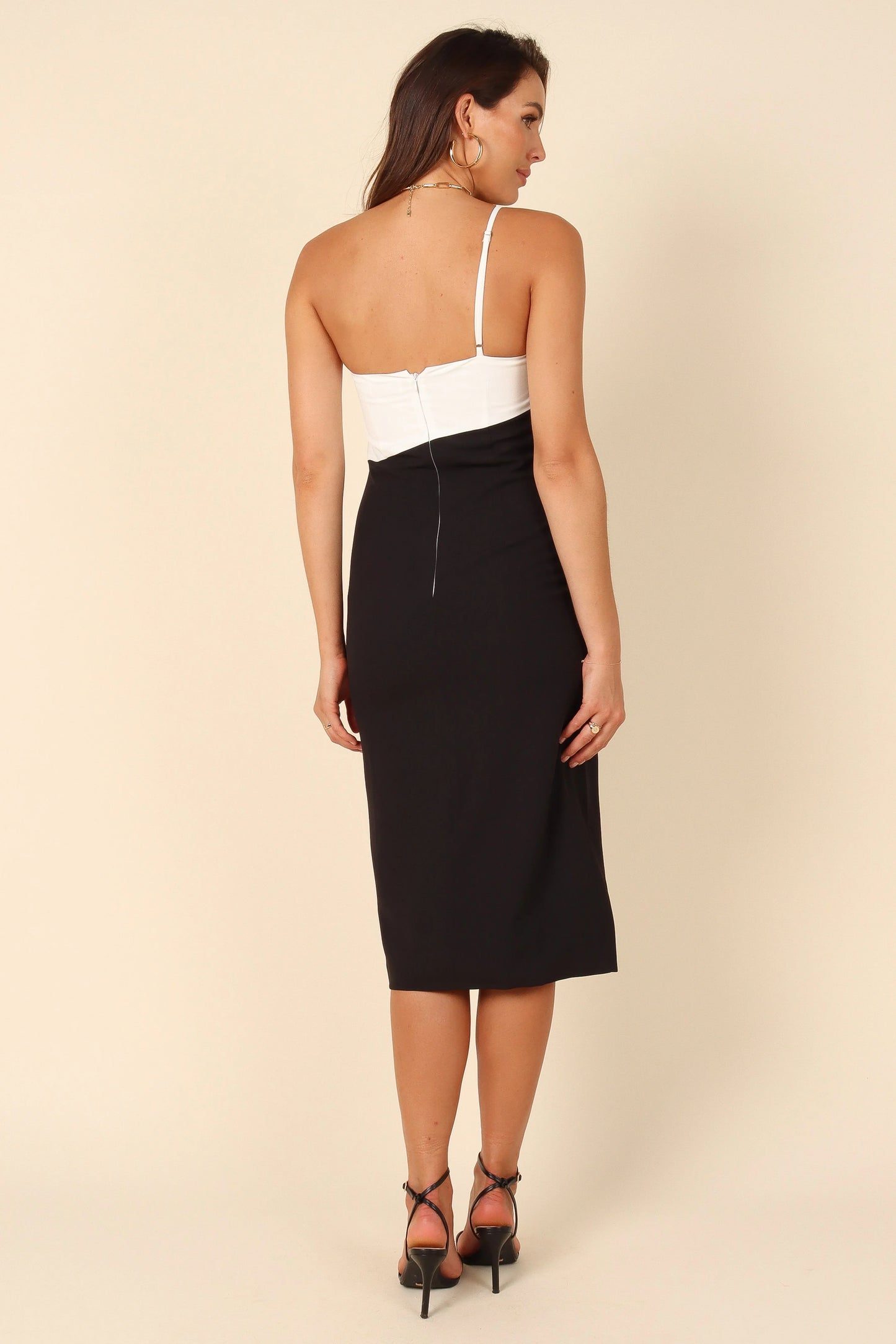 Xiomar Dress White Black