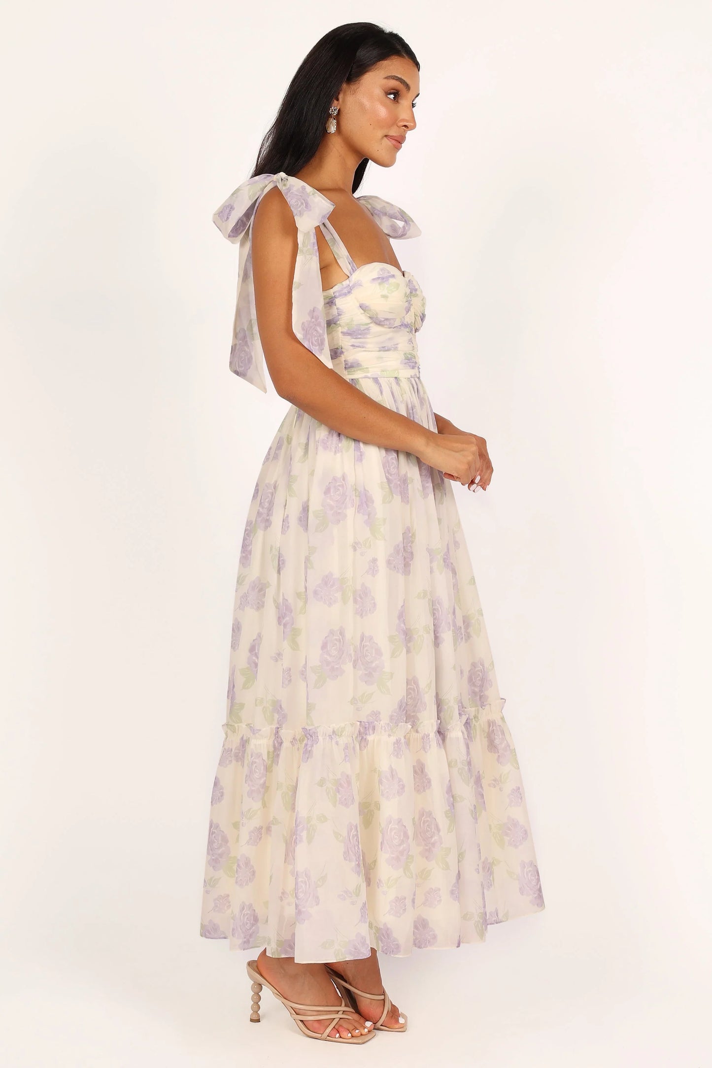 Floret Midi Dress Lavender