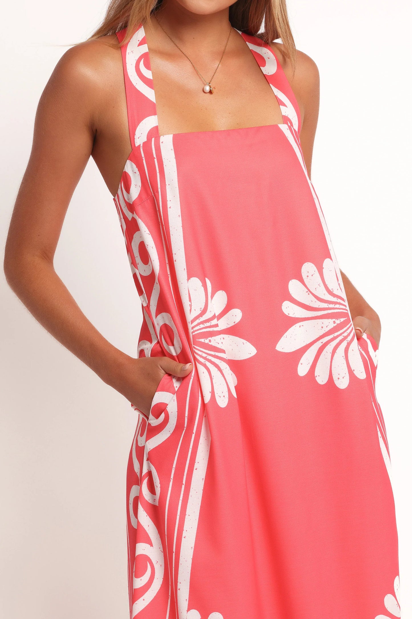Valeria Maxi Dress Coral