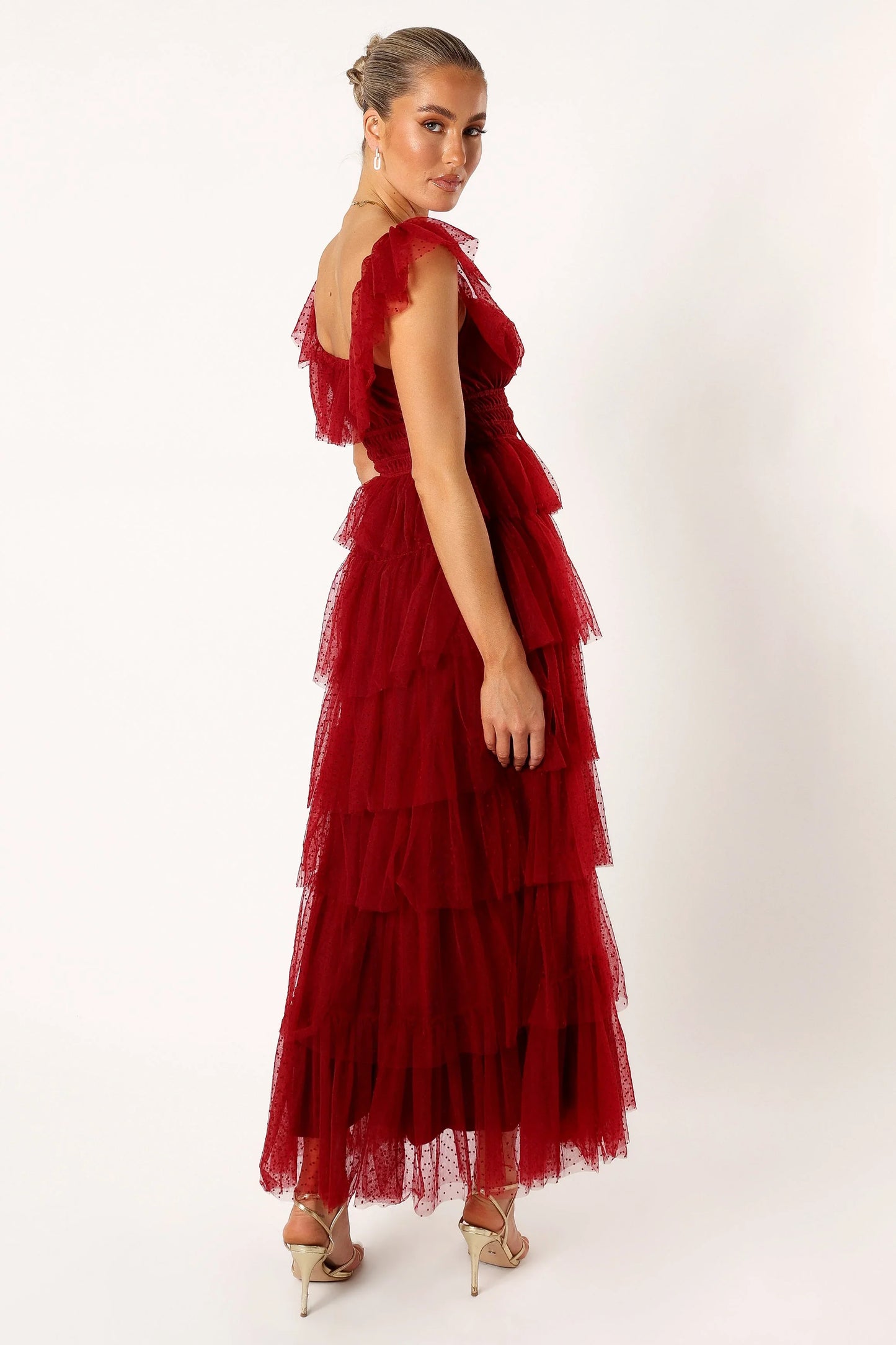 Belle Maxi Dress Burgundy