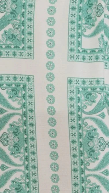 Talise Maxi Dress Green Aztec