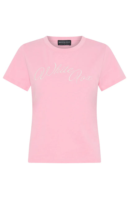 Lucky Thirteen Elsa Relaxed Baby Tee Candy Pink