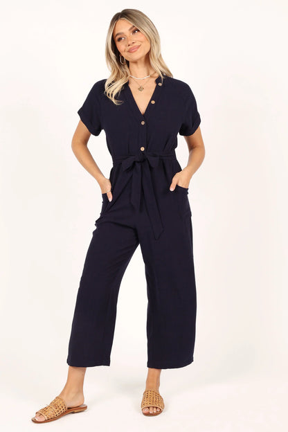 Archie Jumpsuit Navy