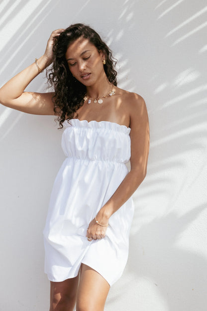 Stratton Mini Dress White