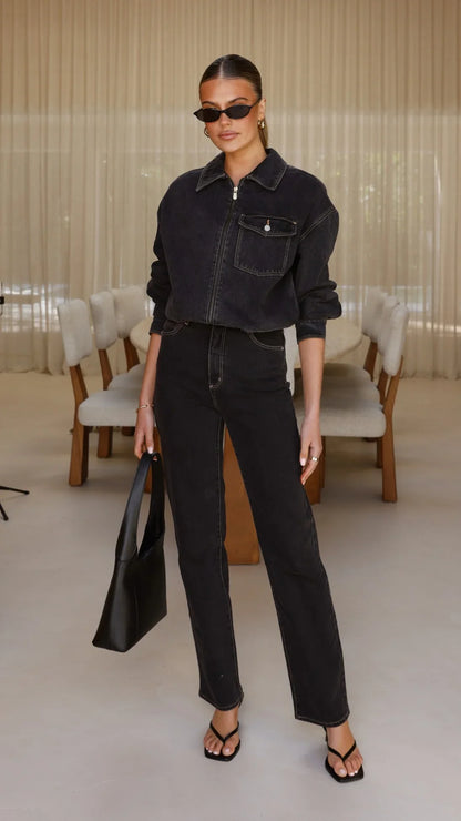 Abrand 94 High Straight Jean Cara